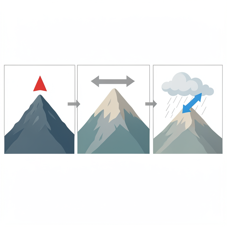 AI-generated conceptual illustration (The mountainous landscape of Ukhrul district, Manipur). It explains the idea and does not show study data.