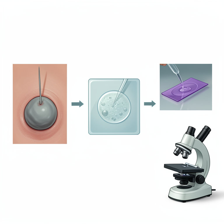 AI-generated conceptual illustration (canine round cell tumor mass). It explains the idea and does not show study data.