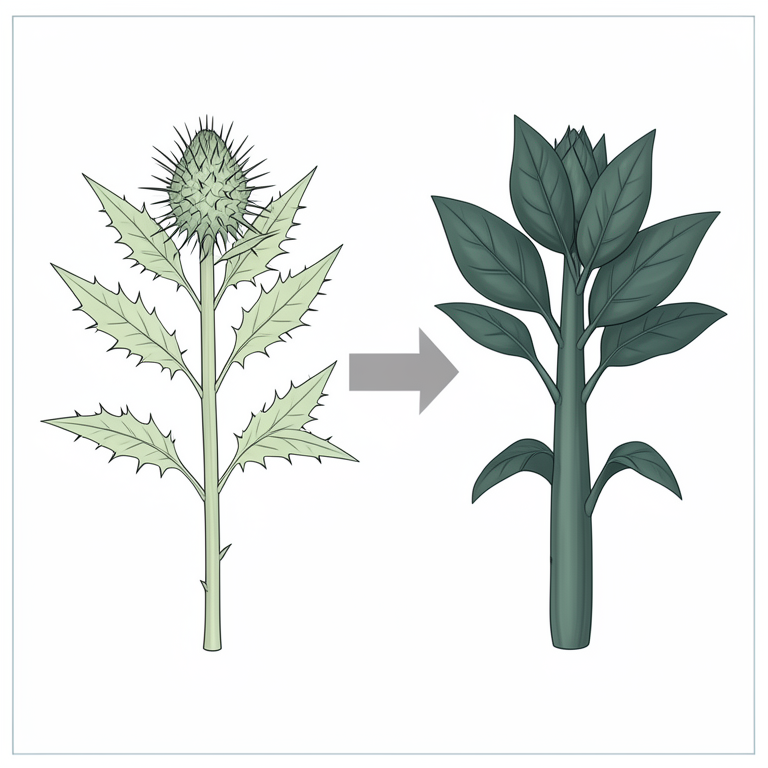 AI-generated conceptual illustration (safflower plants). It explains the idea and does not show study data.