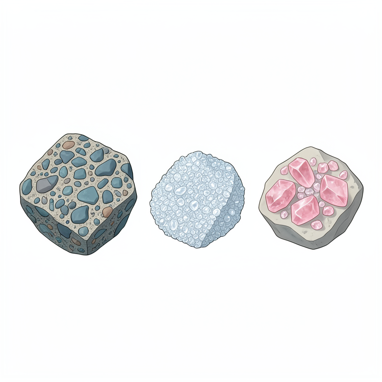 AI-generated conceptual illustration (Barial sandstone samples from Manipur, India). It explains the idea and does not show study data.