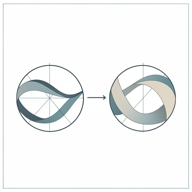 AI-generated conceptual illustration (a unit circle in a complex plane). It explains the idea and does not show study data.