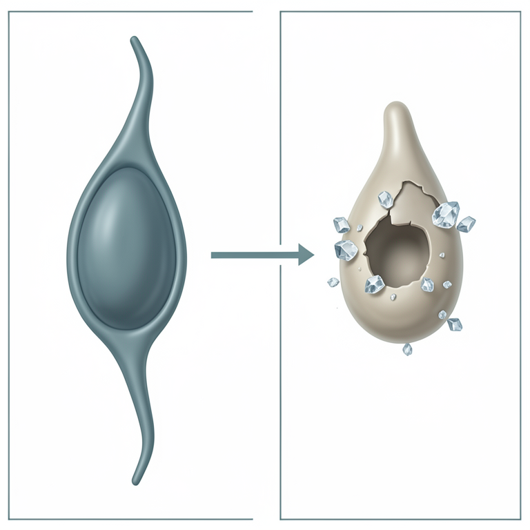 AI-generated conceptual illustration (Frieswal bull spermatozoa). It explains the idea and does not show study data.