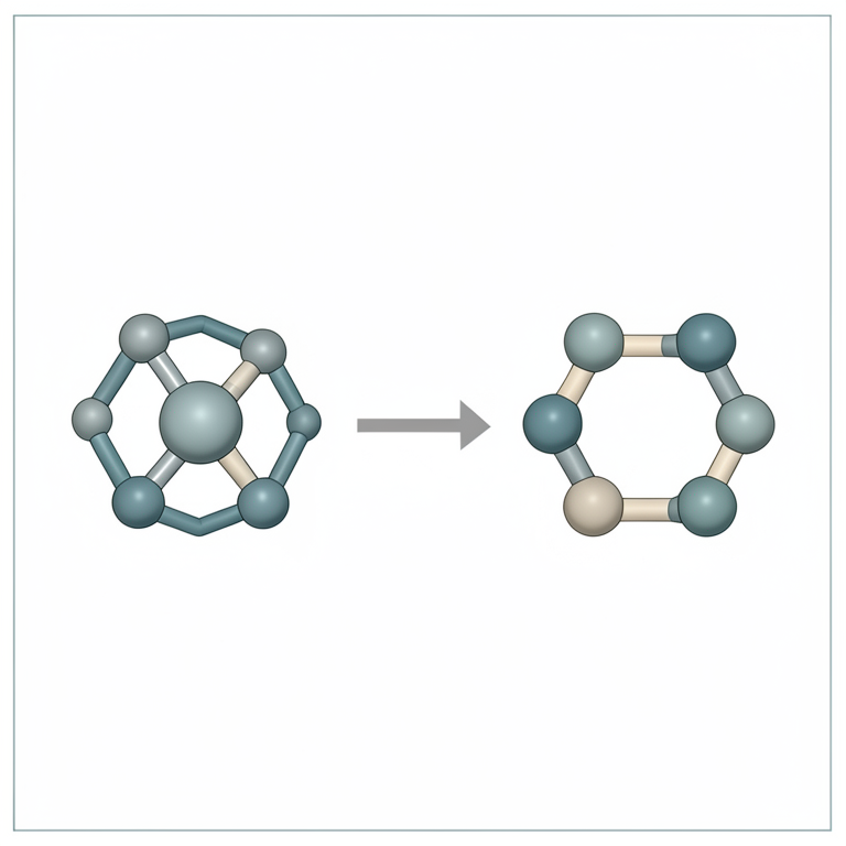 AI-generated conceptual illustration (N-confused porphyrin and standard porphyrin molecules). It explains the idea and does not show study data.