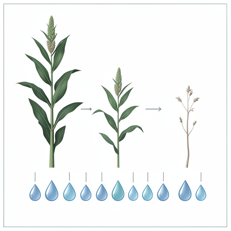 AI-generated conceptual illustration (maize plants). It explains the idea and does not show study data.