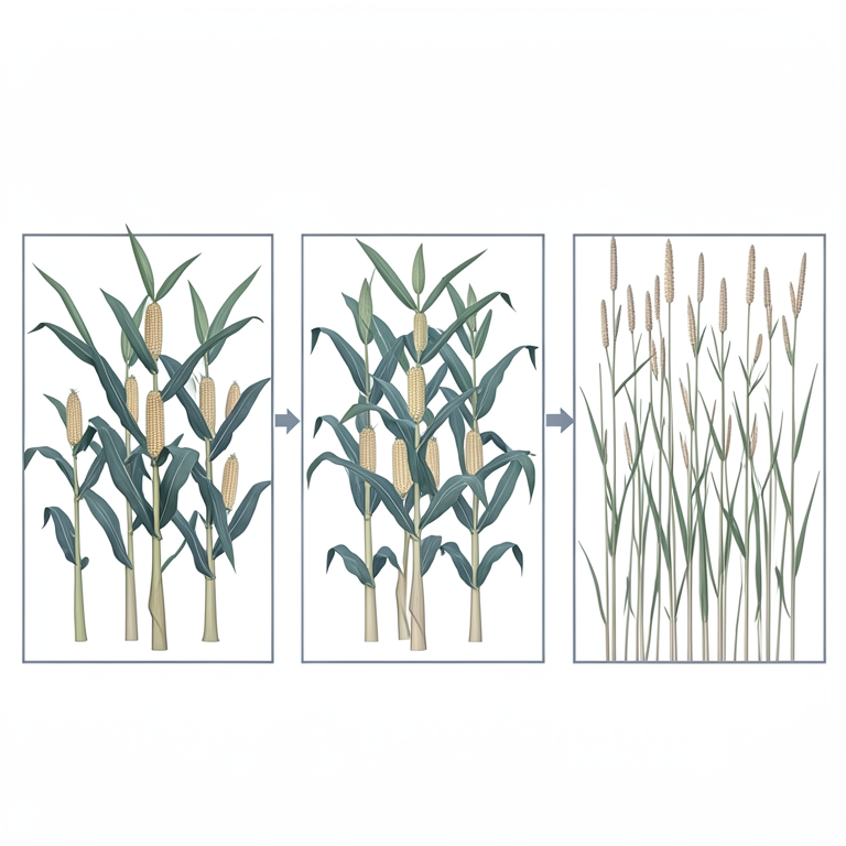 AI-generated conceptual illustration (baby corn plants). It explains the idea and does not show study data.