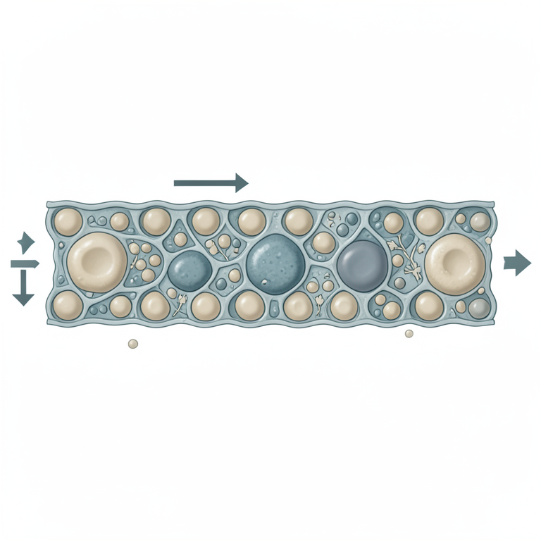 AI-generated conceptual illustration (fungal cell membrane with ergosterol molecules). It explains the idea and does not show study data.