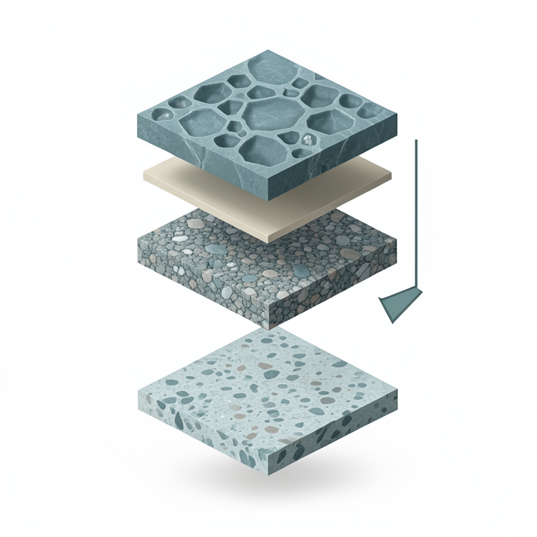 AI-generated conceptual illustration (solid-state electrolyte materials (sulfide-type, garnet-type, and polymer composite)). It explains the idea and does not show study data.