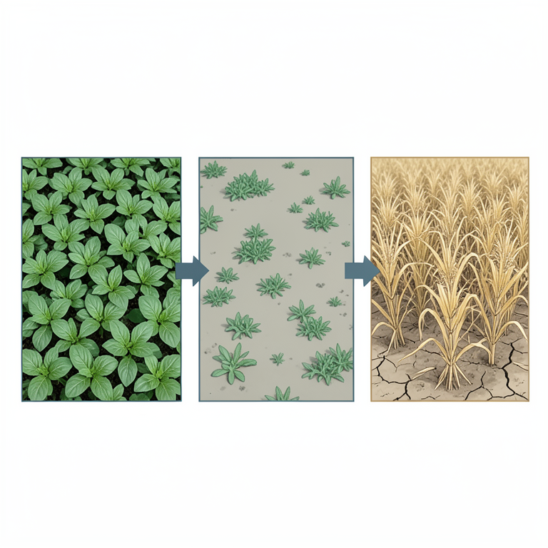 AI-generated conceptual illustration (Agricultural landscapes of the Chhatrapati Sambhajinagar district). It explains the idea and does not show study data.