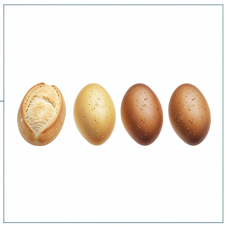 AI-generated conceptual illustration (wheat-soy composite bread loaves). It explains the idea and does not show study data.