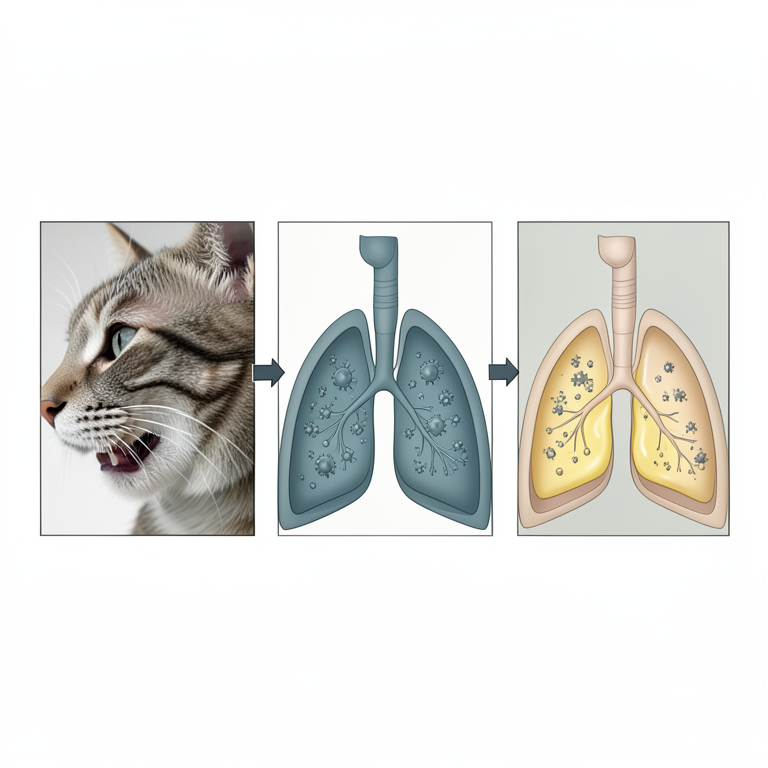AI-generated conceptual illustration (domestic cat). It explains the idea and does not show study data.