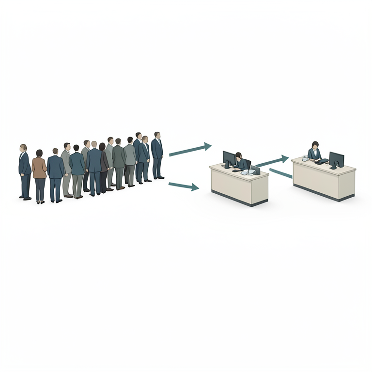 AI-generated conceptual illustration (Bus park revenue collection point in Kisii town, Kenya). It explains the idea and does not show study data.