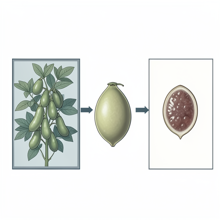 AI-generated conceptual illustration (cowpea plants (Vigna unguiculata L.)). It explains the idea and does not show study data.