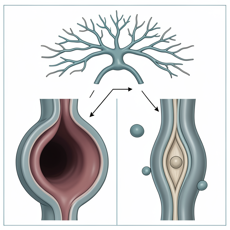 AI-generated conceptual illustration (human placental trophoblasts and maternal spiral arteries). It explains the idea and does not show study data.