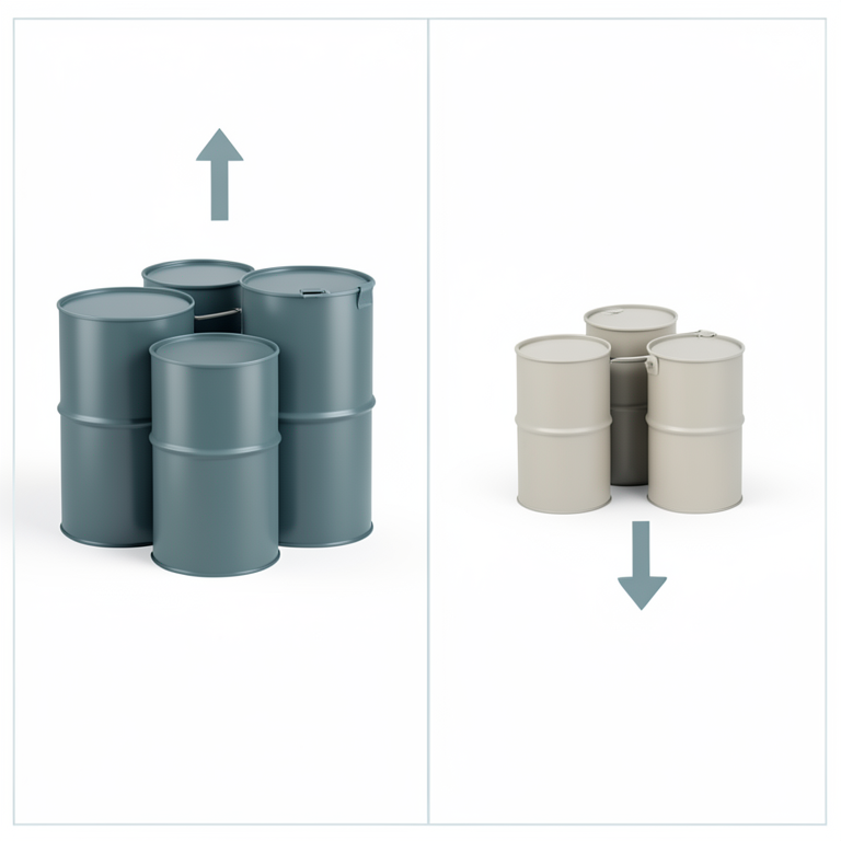AI-generated conceptual illustration (mango pulp in industrial drums). It explains the idea and does not show study data.