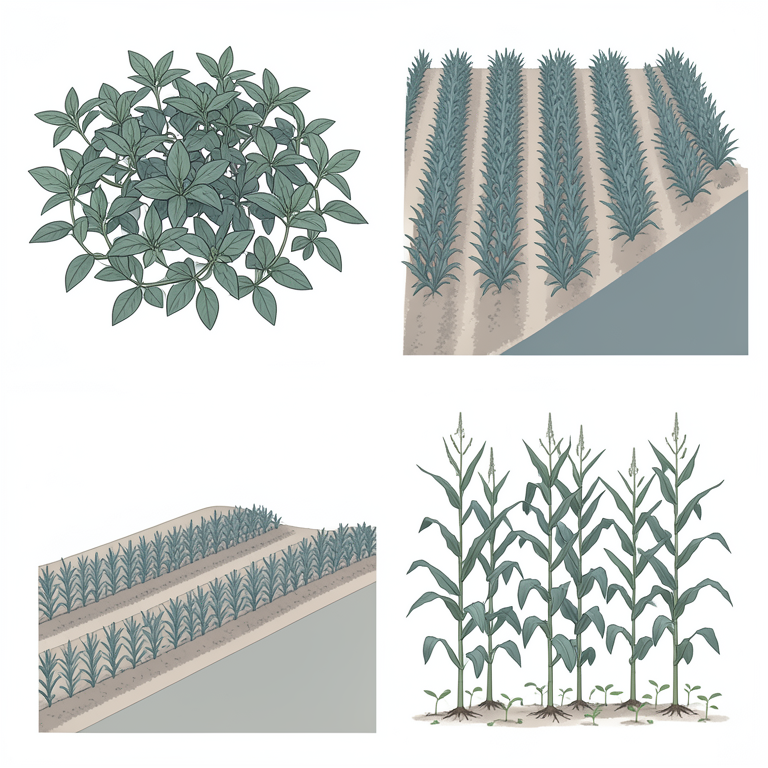 AI-generated conceptual illustration (maize and soybean plants). It explains the idea and does not show study data.