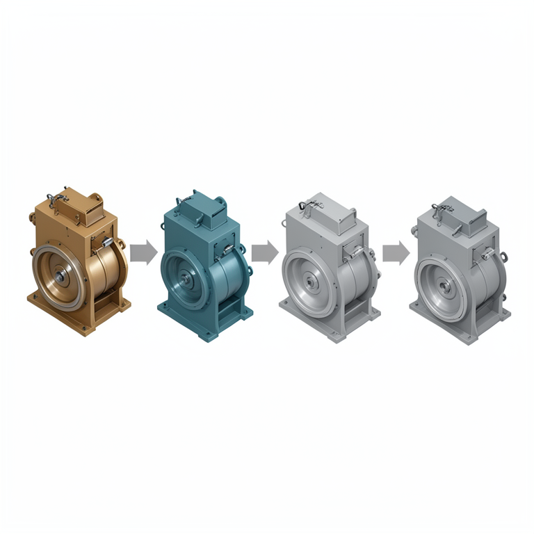 AI-generated conceptual illustration (four industrial alloy wheel manufacturing machines (GDC machine, cutting machine, heat treatment machine, and shot blast). It explains the idea and does not show study data.