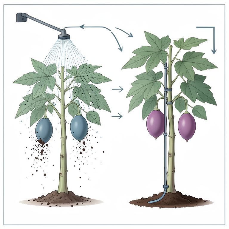 AI-generated conceptual illustration (passion fruit plants). It explains the idea and does not show study data.