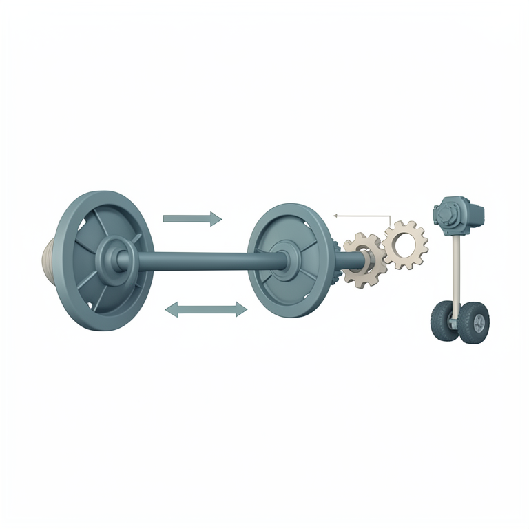 AI-generated conceptual illustration (self-propelled rotor weeder). It explains the idea and does not show study data.