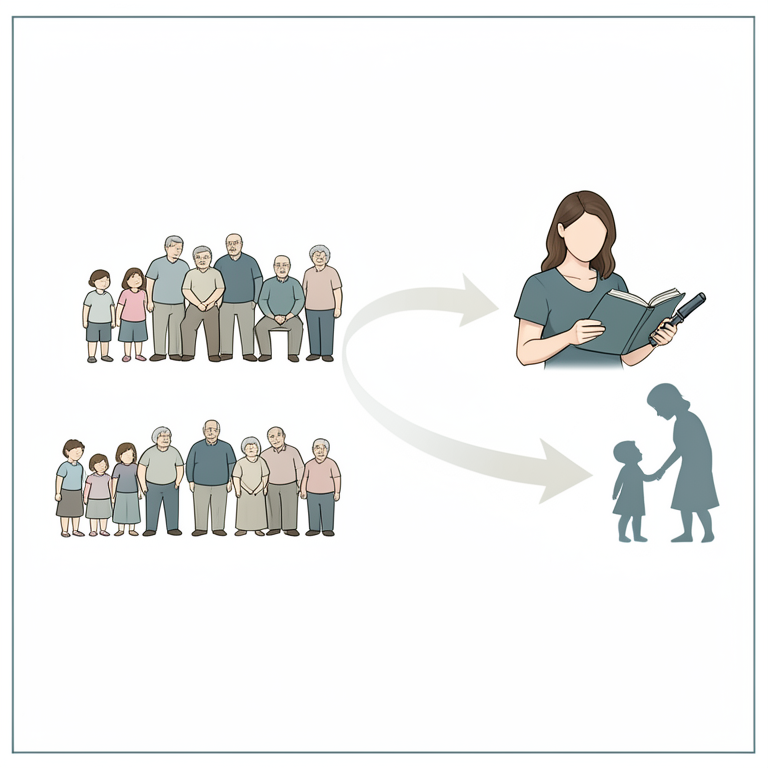 AI-generated conceptual illustration (Tanzanian women in rural Morogoro households). It explains the idea and does not show study data.