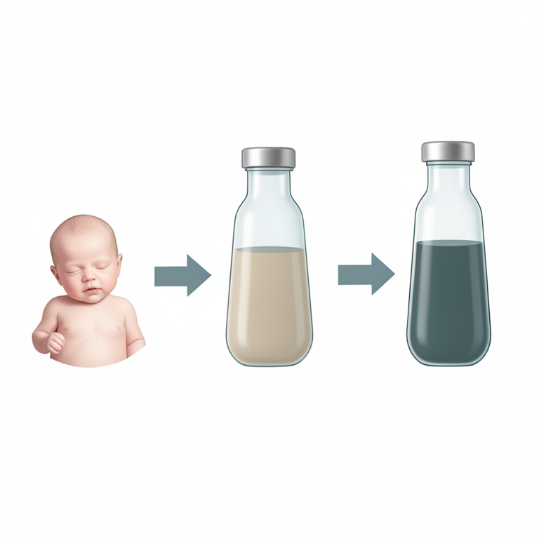 AI-generated conceptual illustration (newborn infants of varying gestational ages). It explains the idea and does not show study data.