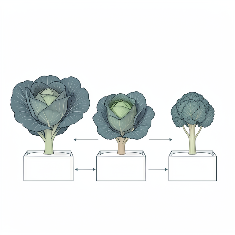 AI-generated conceptual illustration (cabbage plants in a hydroponic system). It explains the idea and does not show study data.