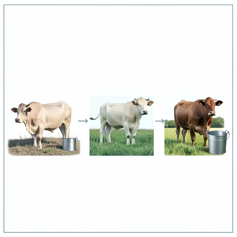 AI-generated conceptual illustration (Barka cattle). It explains the idea and does not show study data.