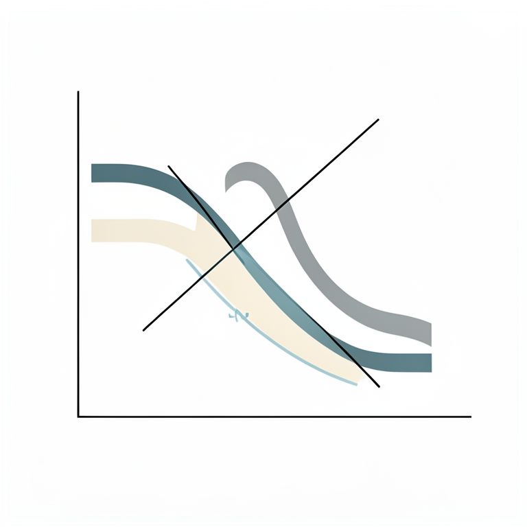 AI-generated conceptual illustration (A mathematical coordinate system with geometric curves). It explains the idea and does not show study data.