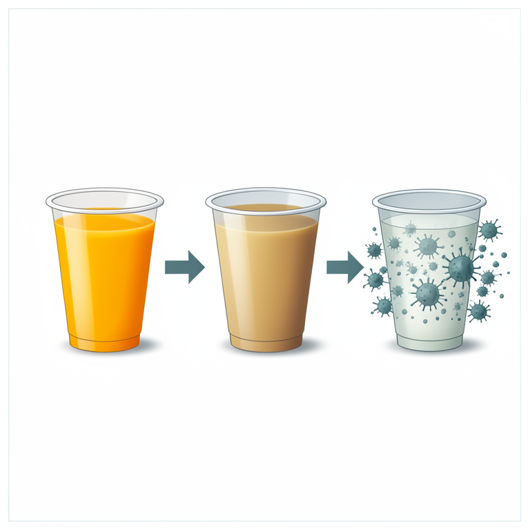 AI-generated conceptual illustration (street-vended fruit juices in plastic cups). It explains the idea and does not show study data.