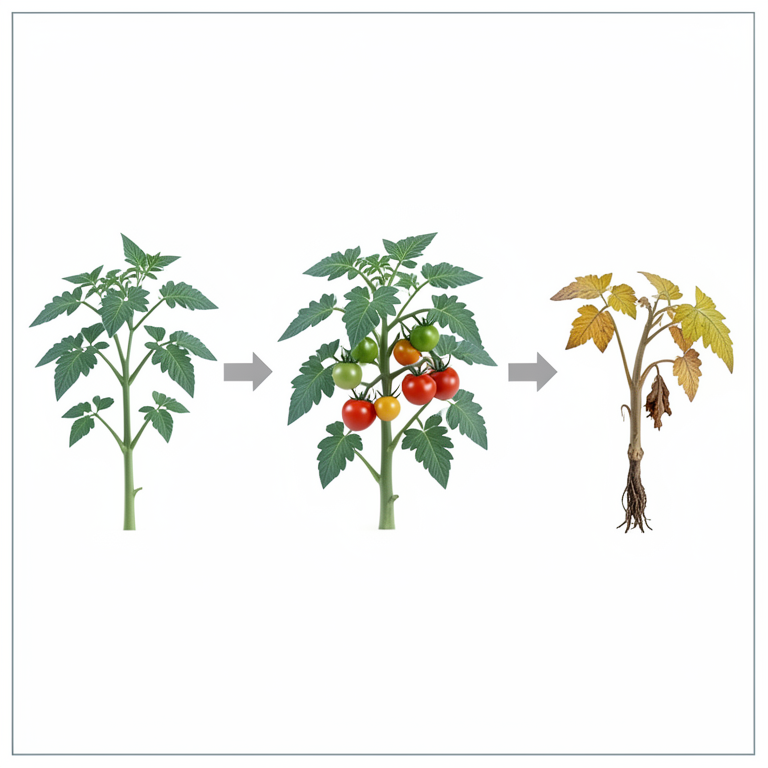 AI-generated conceptual illustration (tomato plants). It explains the idea and does not show study data.