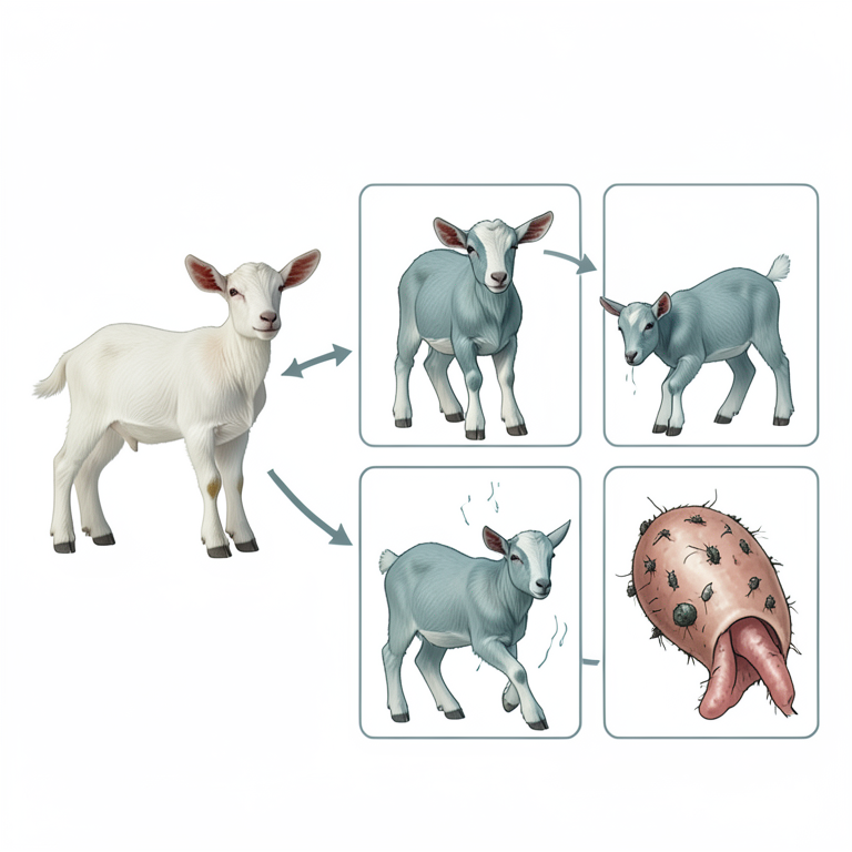 AI-generated conceptual illustration (goat kids). It explains the idea and does not show study data.
