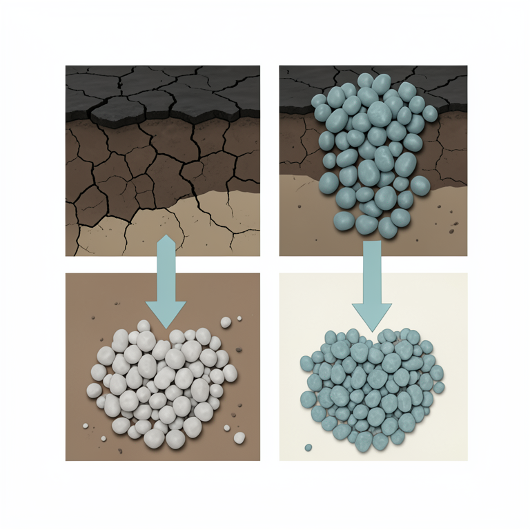 AI-generated conceptual illustration (Vertisol soil profile in the Gezira tropical lowlands of Sudan). It explains the idea and does not show study data.