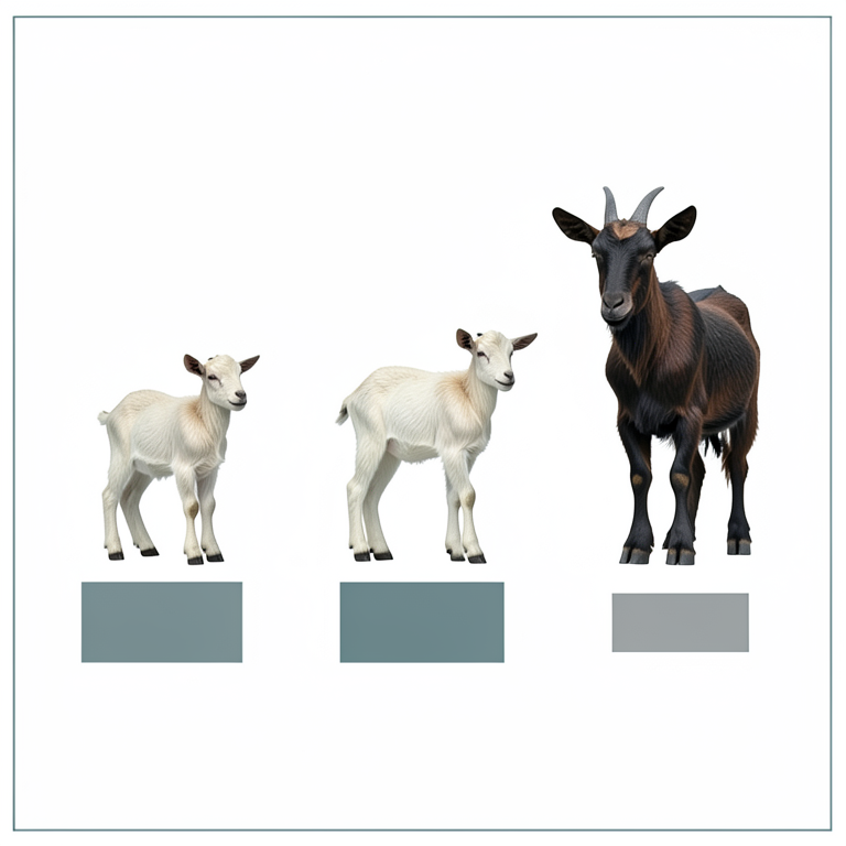 AI-generated conceptual illustration (Sirohi goats). It explains the idea and does not show study data.