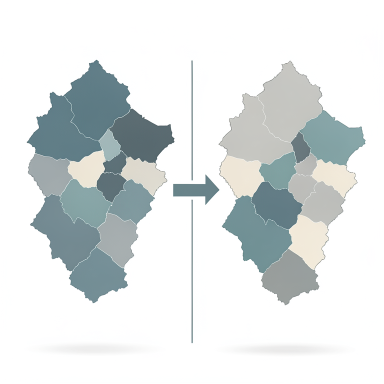 AI-generated conceptual illustration (A map of Haryana state, India). It explains the idea and does not show study data.