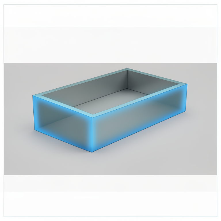 AI-generated conceptual illustration (a long rectangular prism). It explains the idea and does not show study data.