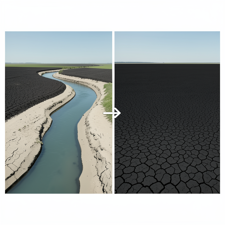 AI-generated conceptual illustration (Tapti River basin landscape in Maharashtra). It explains the idea and does not show study data.