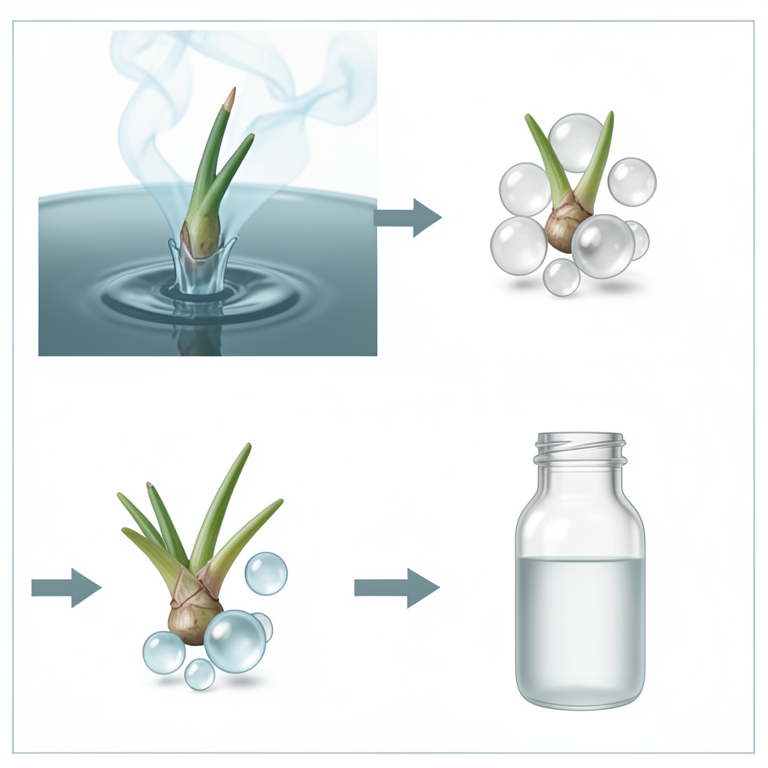 AI-generated conceptual illustration (Horticultural plant shoot tips). It explains the idea and does not show study data.