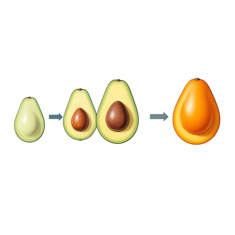 AI-generated conceptual illustration (avocado fruits). It explains the idea and does not show study data.