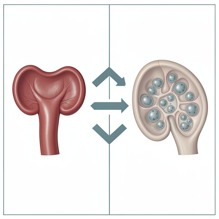 AI-generated conceptual illustration (human ovaries and endocrine system). It explains the idea and does not show study data.