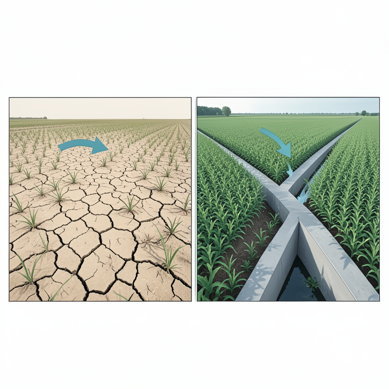 AI-generated conceptual illustration (Agricultural landscapes of South Dinajpur, West Bengal). It explains the idea and does not show study data.
