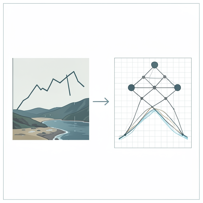 AI-generated conceptual illustration (Rainfall patterns in the Vishakapattanam region of Andhra Pradesh). It explains the idea and does not show study data.