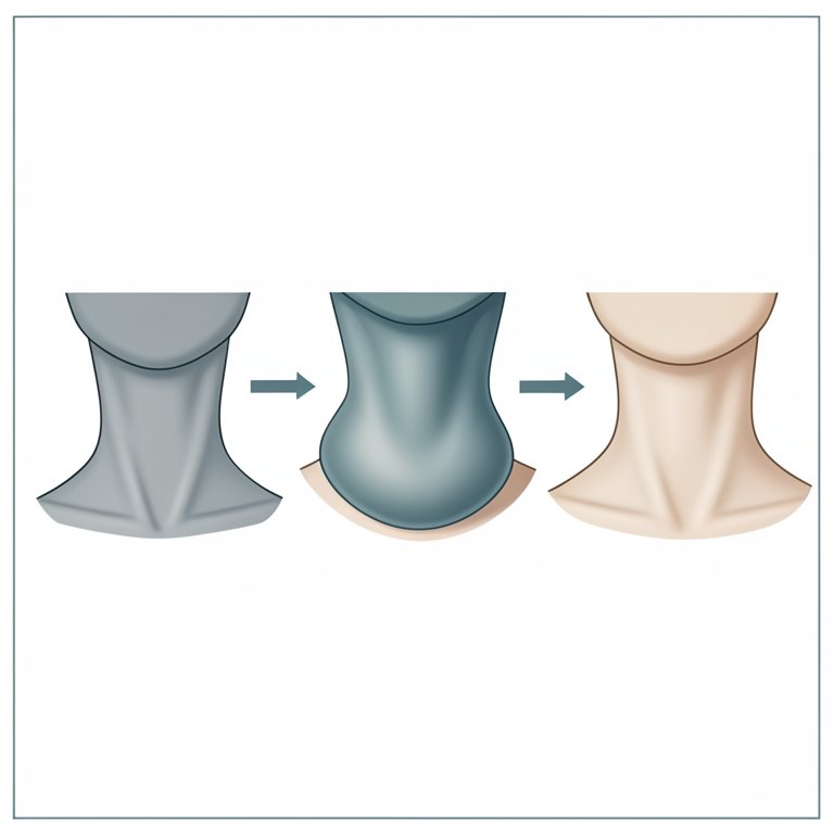 AI-generated conceptual illustration (human children's necks). It explains the idea and does not show study data.