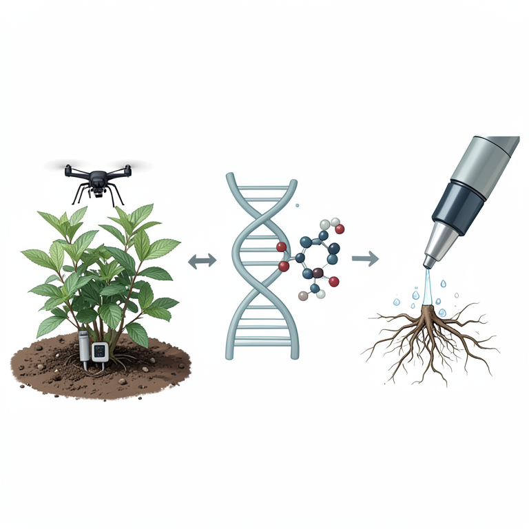 AI-generated conceptual illustration (Cranberry plants in a bog field). It explains the idea and does not show study data.