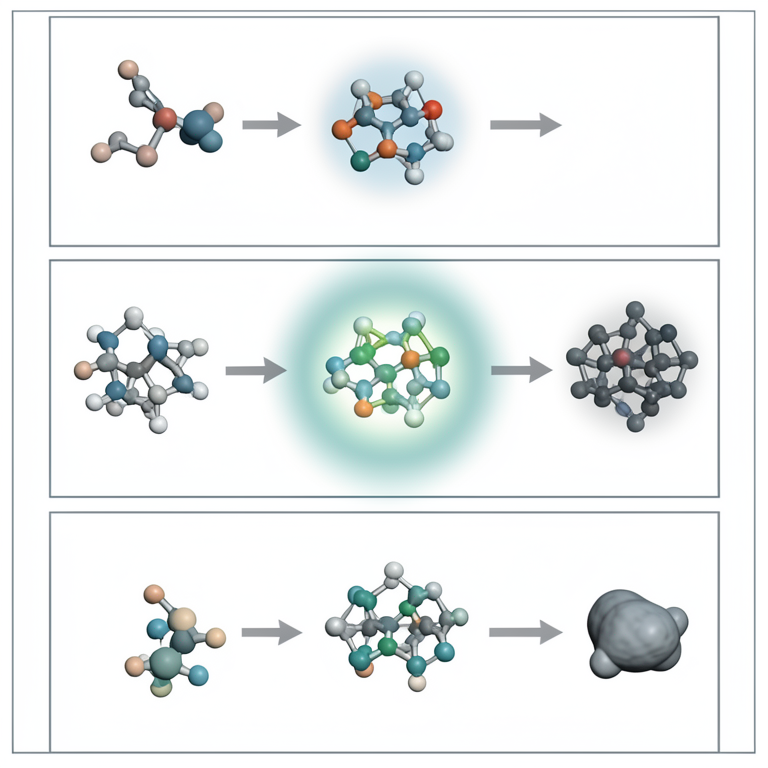 AI-generated conceptual illustration (Copper (II) and Zinc (II) coordination complexes of 1,3-bis(bromosalicylimino)propane). It explains the idea and does not show study data.