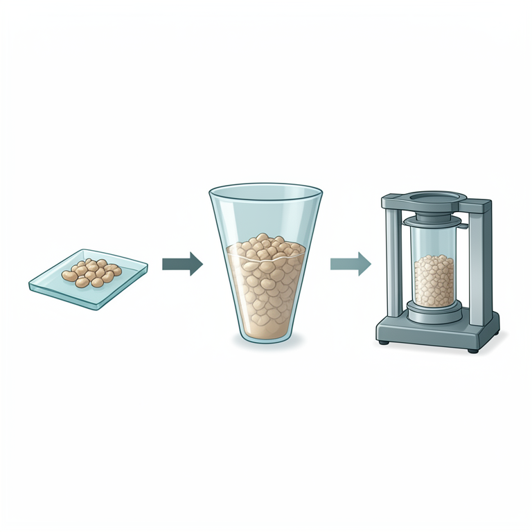 AI-generated conceptual illustration (calf faeces and laboratory equipment). It explains the idea and does not show study data.
