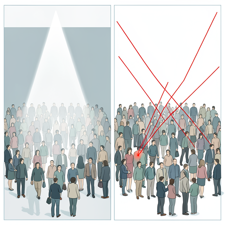 AI-generated conceptual illustration (Retail customers in a shopping mall). It explains the idea and does not show study data.