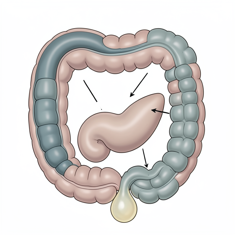 AI-generated conceptual illustration (one-day-old pigeon (Columba livia) small intestine). It explains the idea and does not show study data.
