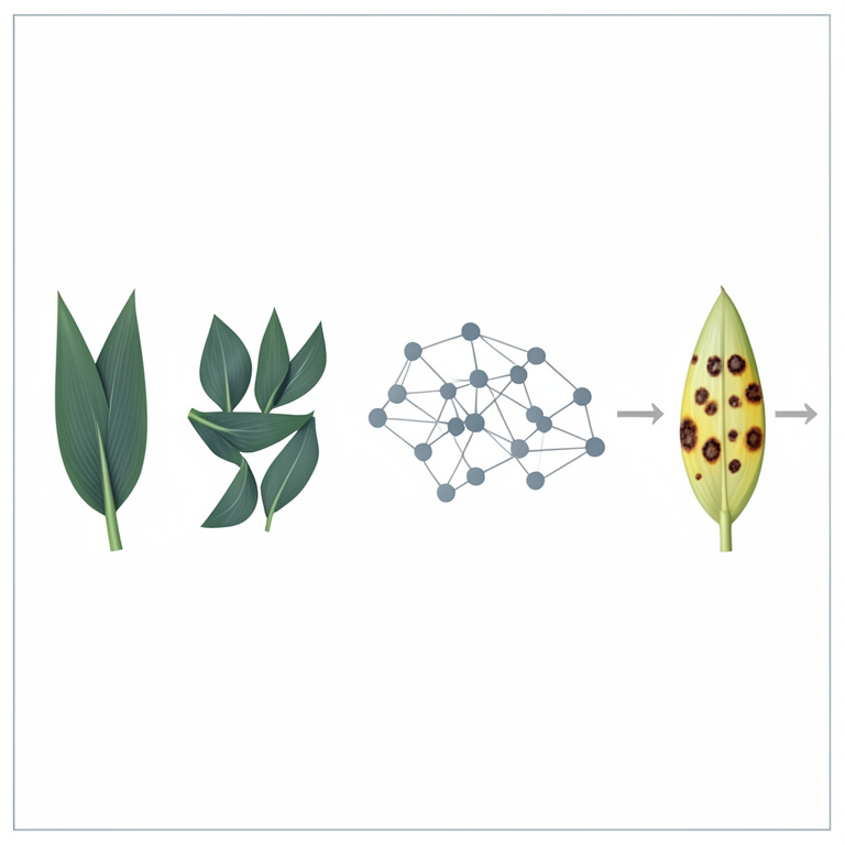 AI-generated conceptual illustration (maize leaves). It explains the idea and does not show study data.