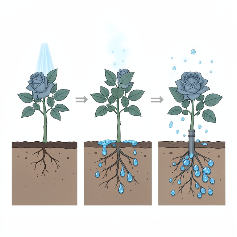 AI-generated conceptual illustration (rose plants in soil). It explains the idea and does not show study data.