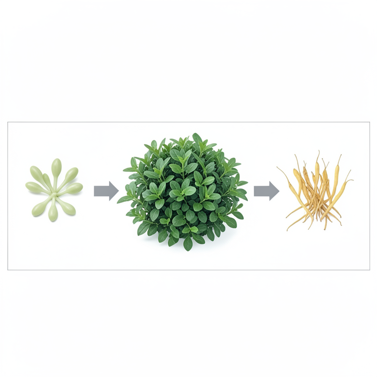 AI-generated conceptual illustration (soybean (Glycine Max L.) cotyledon explants). It explains the idea and does not show study data.