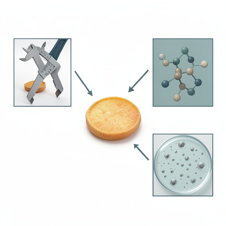 AI-generated conceptual illustration (sweet potato chips (Ipomoea batatas L.)). It explains the idea and does not show study data.